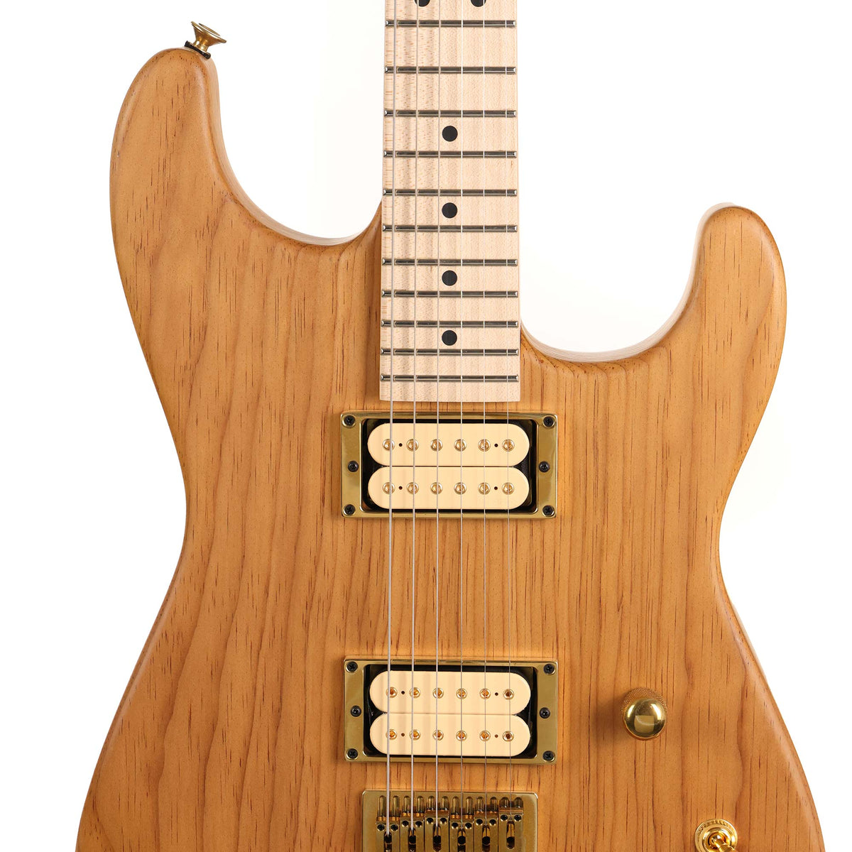 Charvel Custom Shop San Dimas Hardtail Roasted Pine Natural Oil Finish — 4