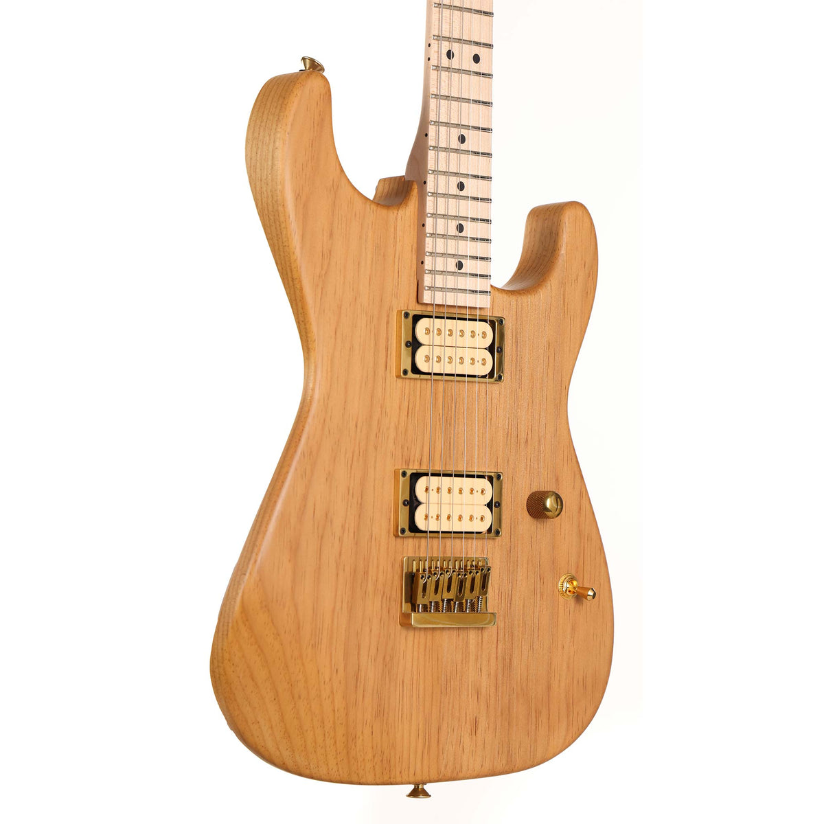 Charvel Custom Shop San Dimas Hardtail Roasted Pine Natural Oil Finish — 5