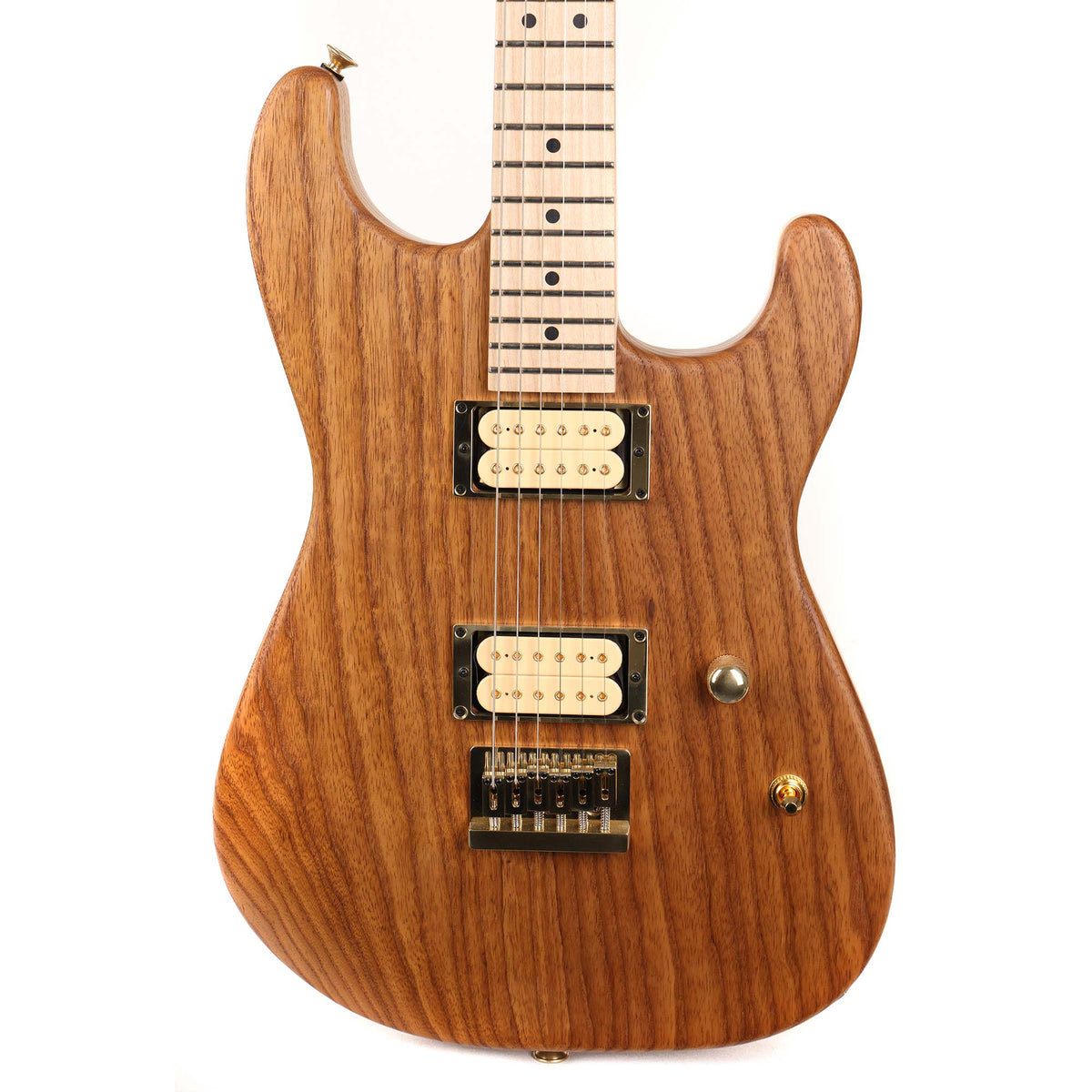 Charvel Custom Shop San Dimas Hardtail Roasted Ash Natural Oil Finish — 1