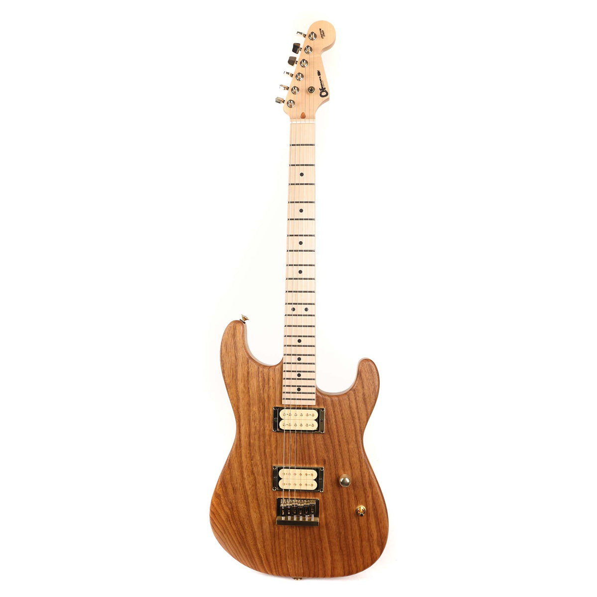 Charvel Custom Shop San Dimas Hardtail Roasted Ash Natural Oil Finish — 2