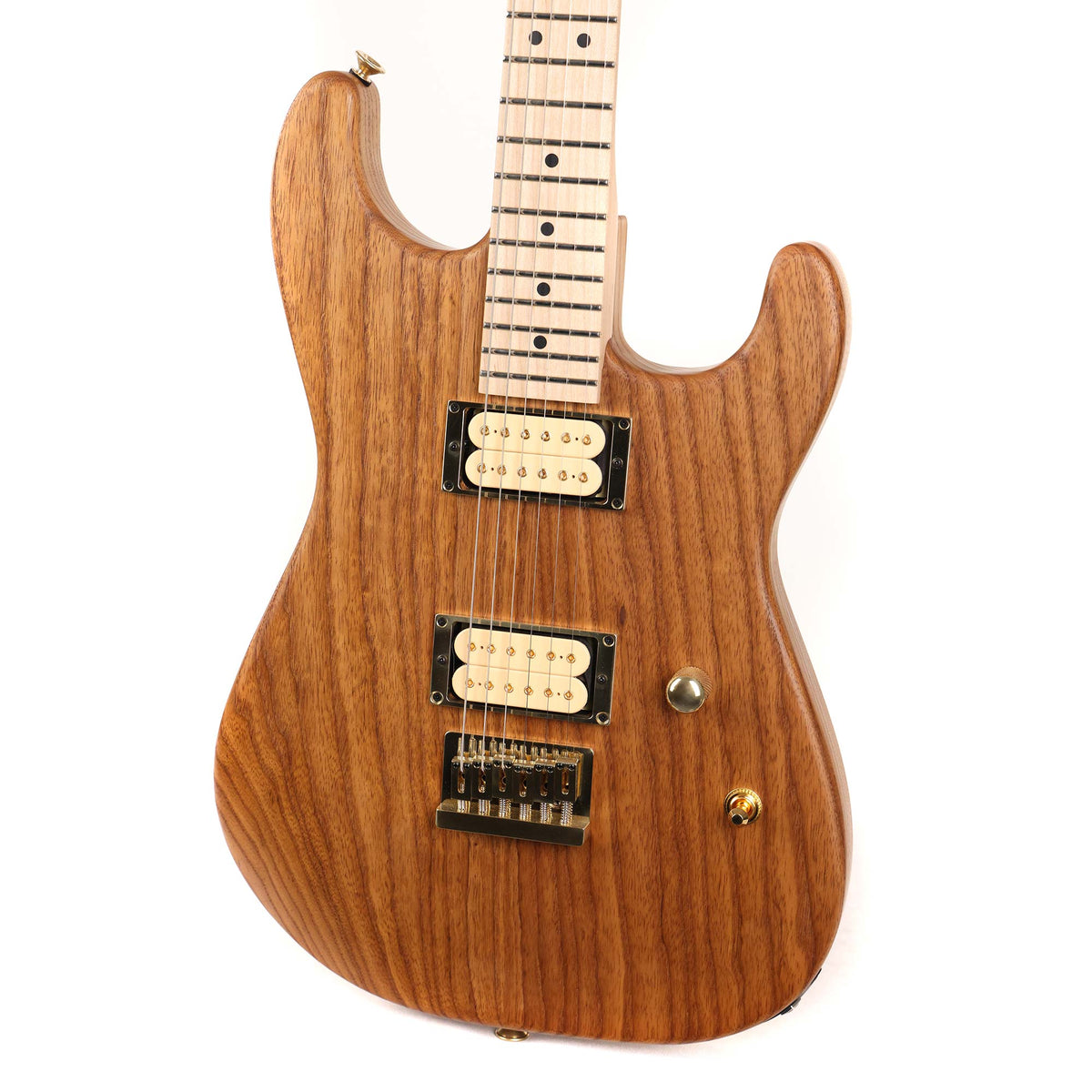 Charvel Custom Shop San Dimas Hardtail Roasted Ash Natural Oil Finish — 5