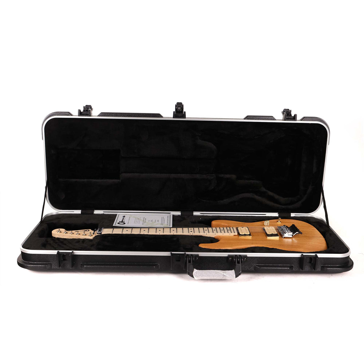 Charvel Custom Shop San Dimas Floyd Rose Mahogany Natural Oil Finish — 9