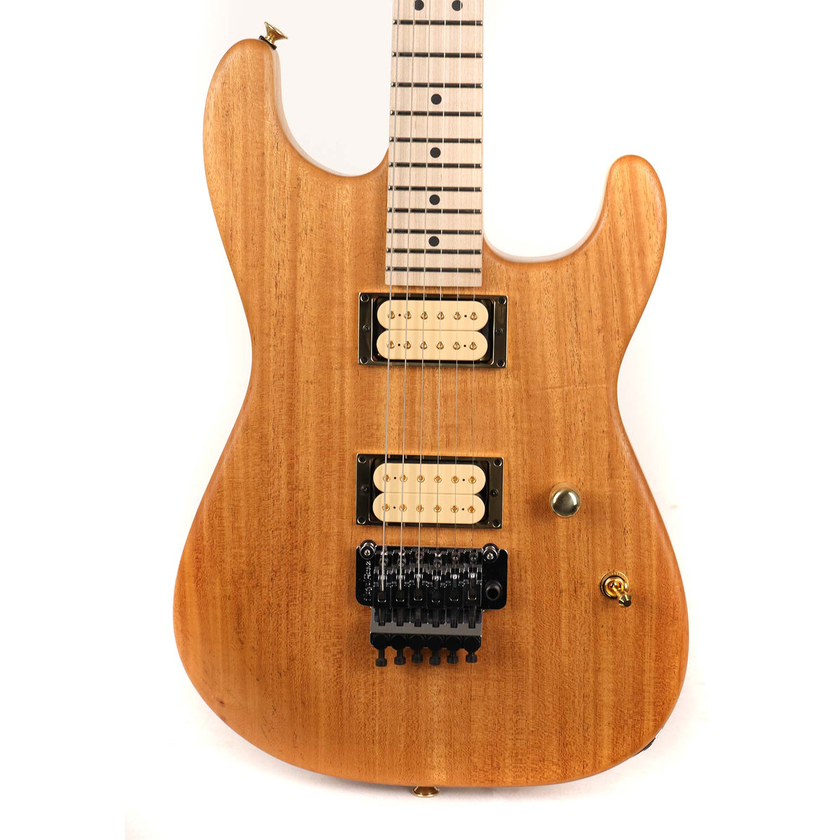 Charvel Custom Shop San Dimas Michigan Mahogany Natural Oil Finish — 1