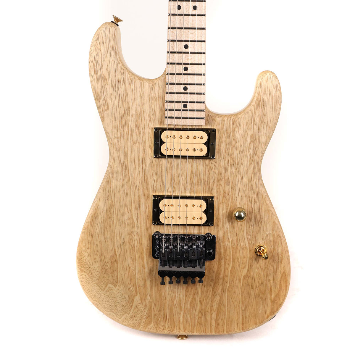 Charvel Custom Shop San Dimas Floyd Rose Korina Natural Oil Finish — 1