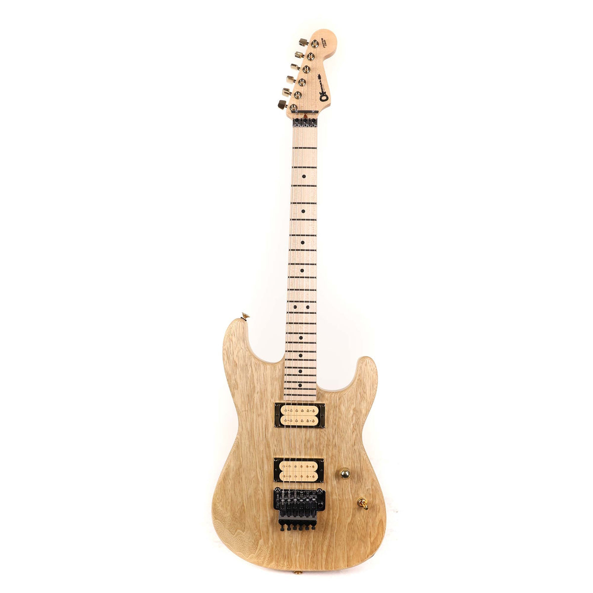 Charvel Custom Shop San Dimas Floyd Rose Korina Natural Oil Finish — 2