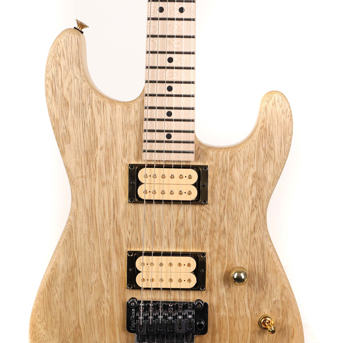 Charvel Custom Shop San Dimas Floyd Rose Korina Natural Oil Finish — 4