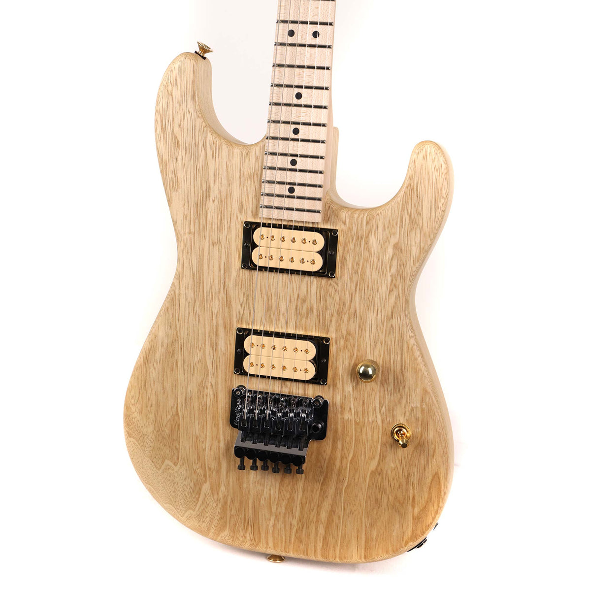Charvel Custom Shop San Dimas Floyd Rose Korina Natural Oil Finish — 5