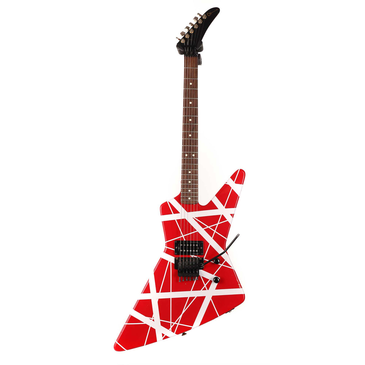 1980 Charvel 'Pre-Production' Red and White Striped Guitar — 2