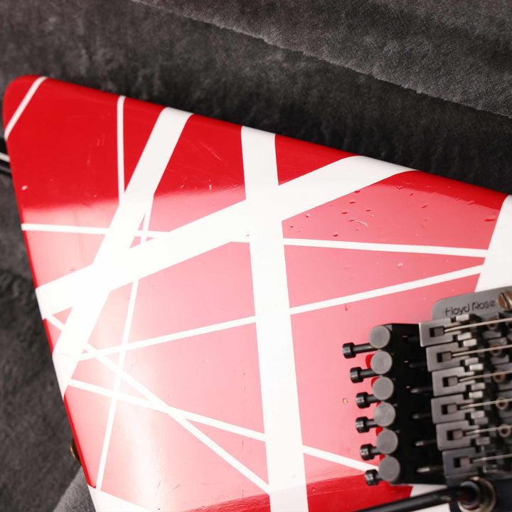 1980 Charvel 'Pre-Production' Red and White Striped Guitar