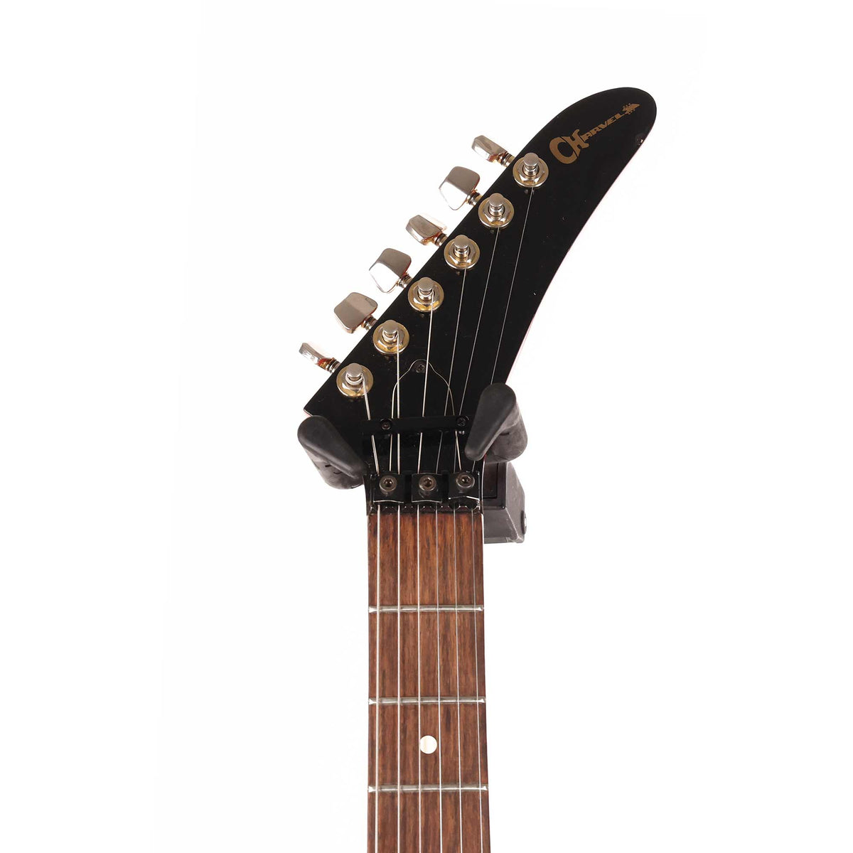 1980 Charvel 'Pre-Production' Red and White Striped Guitar — 9