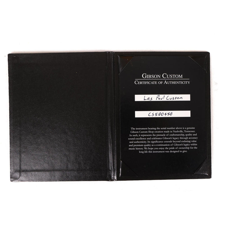 Gibson Custom Shop Les Paul Custom Made 2 Measure Tennessee Orange Top 2025