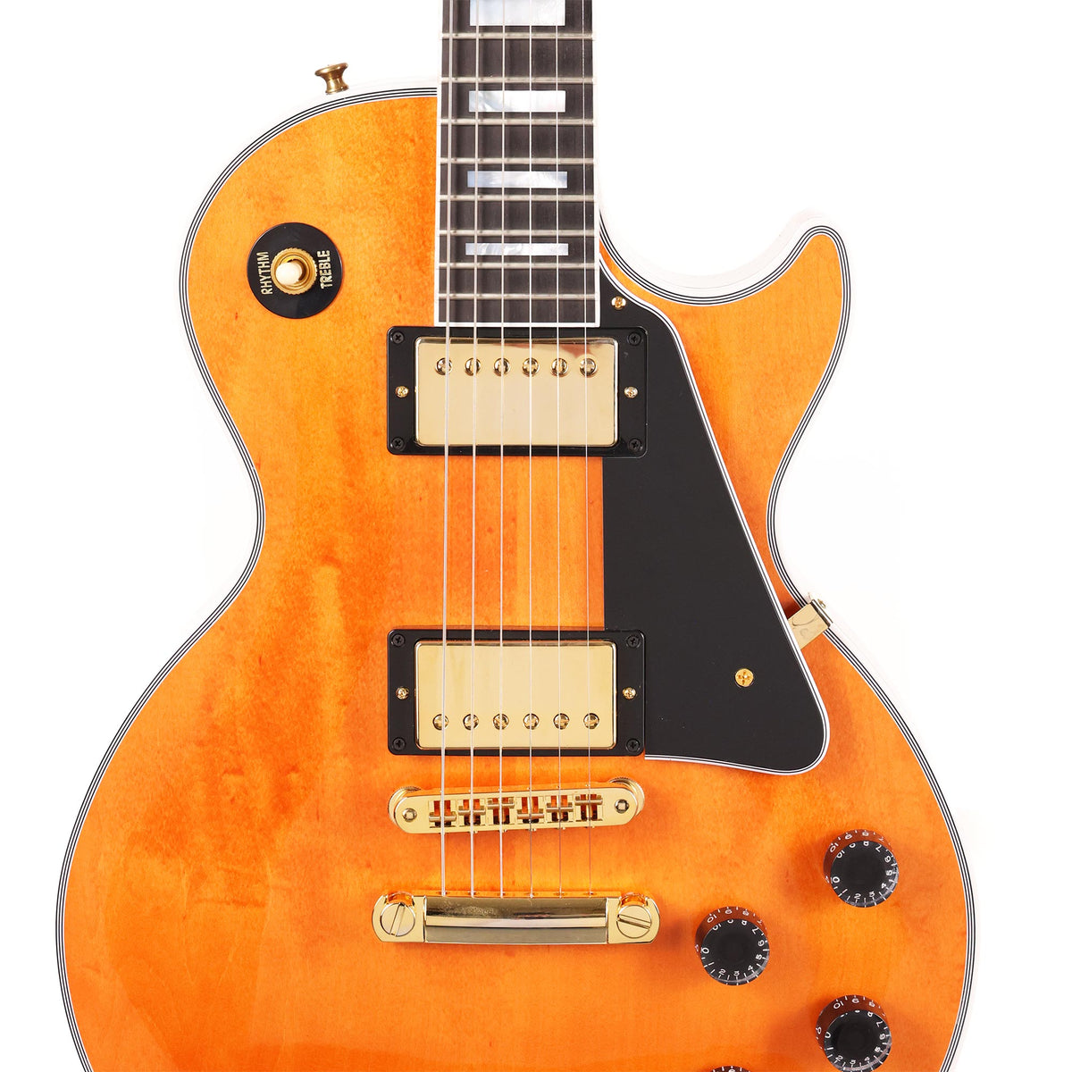 Gibson Custom Shop Les Paul Custom Made 2 Measure Tennessee Orange Top 2025 — 4