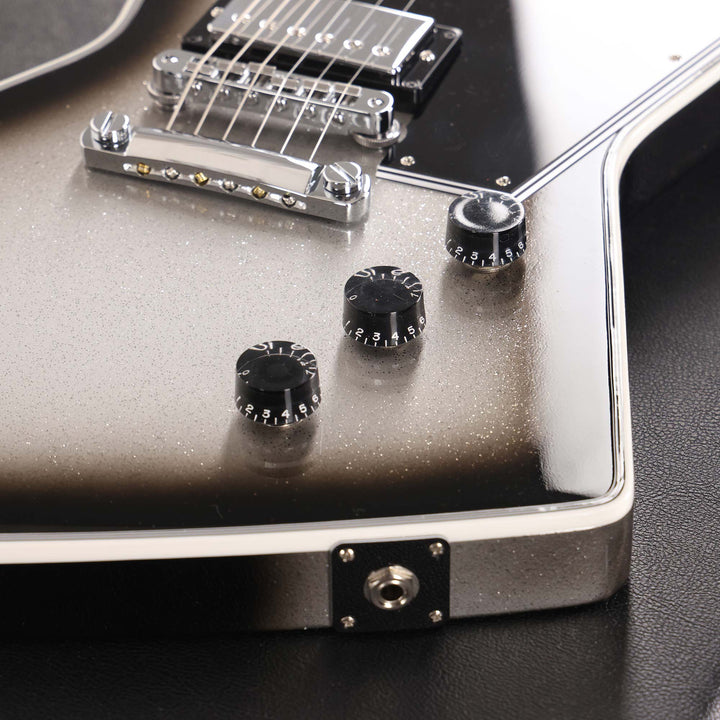 Gibson Custom Shop Explorer Custom Made 2 Measure Silver Sparkle Burst