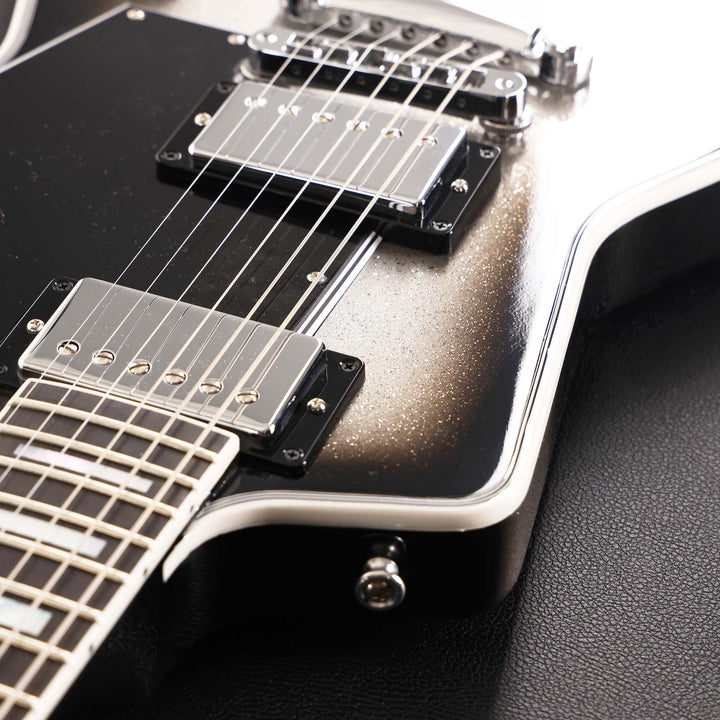 Gibson Custom Shop Explorer Custom Made 2 Measure Silver Sparkle Burst