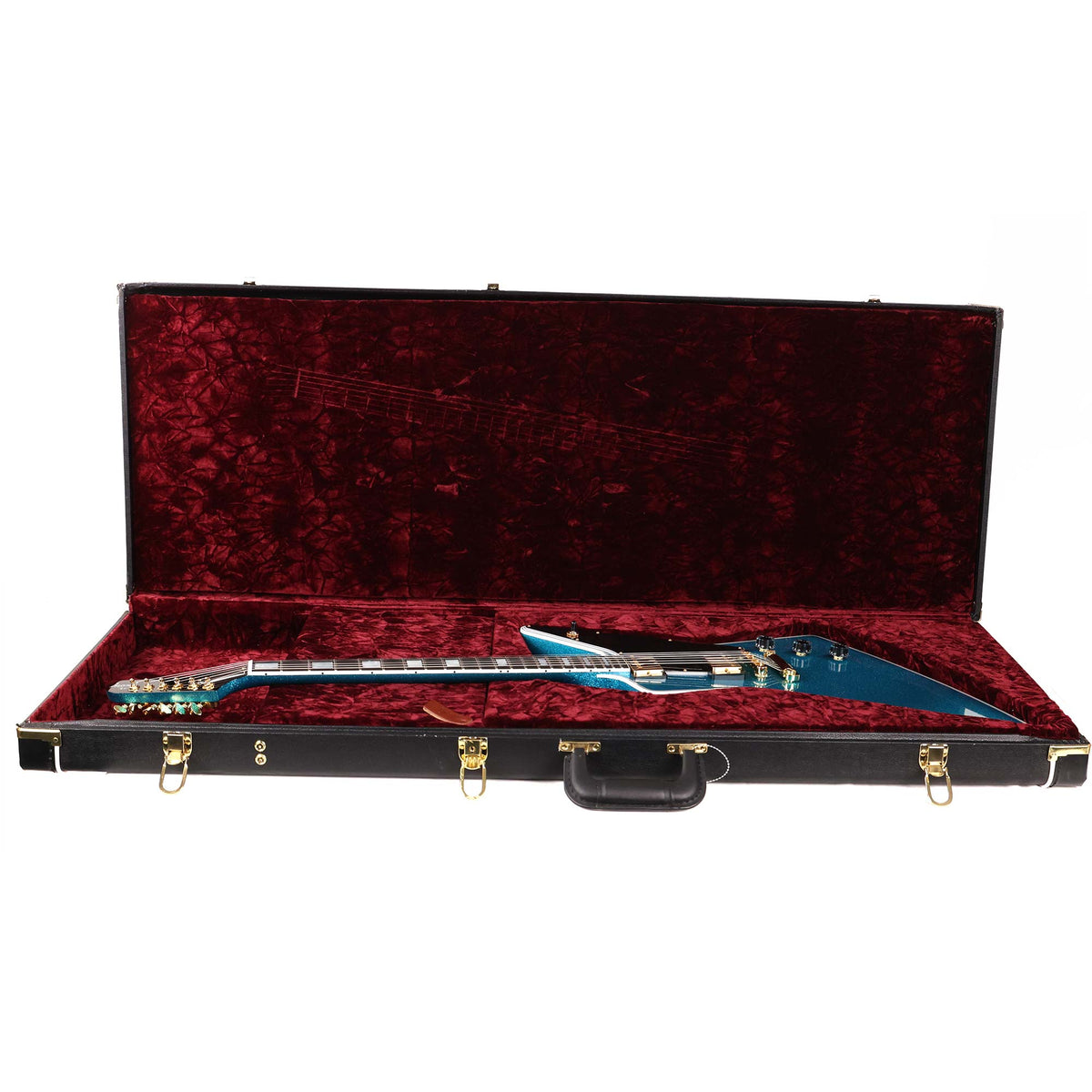 Gibson Custom Shop Explorer Custom Made 2 Measure Ocean Sparkle — 9