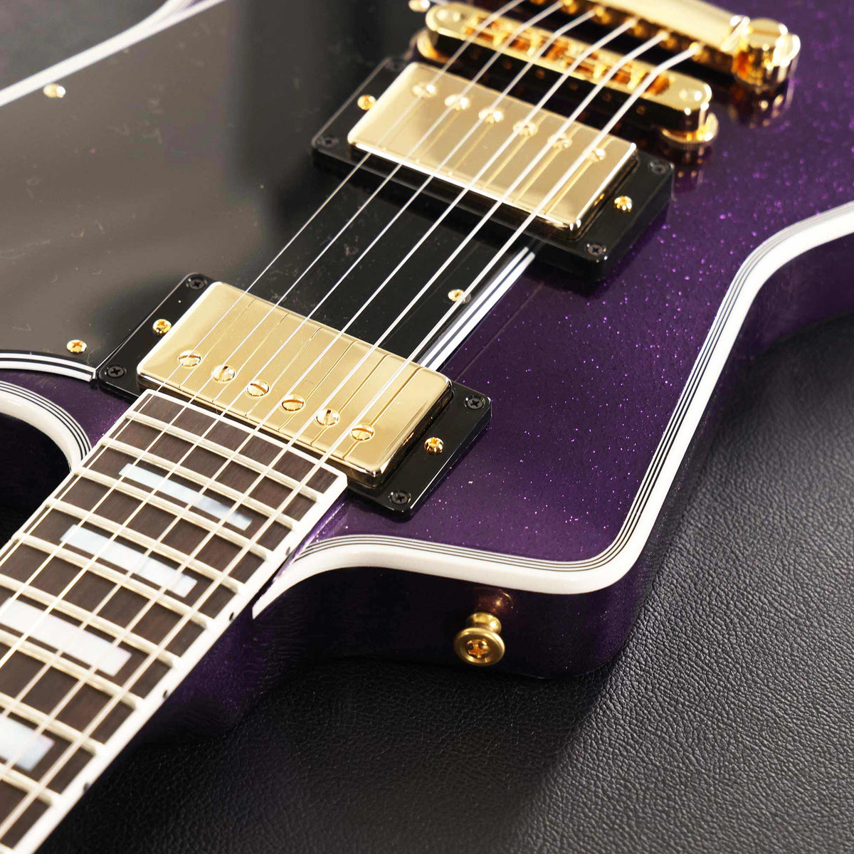 Gibson Custom Shop Explorer Custom Made 2 Measure Purple Sparkle — 9