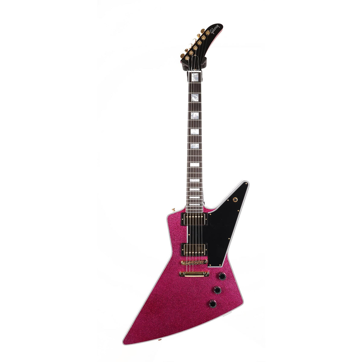 Gibson Custom Shop Explorer Custom Made 2 Measure Pink Sparkle — 2