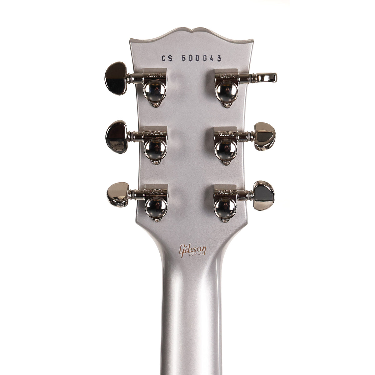 Gibson Custom Shop SG Custom Made 2 Measure Silver Metallic with Split Diamonds — 11