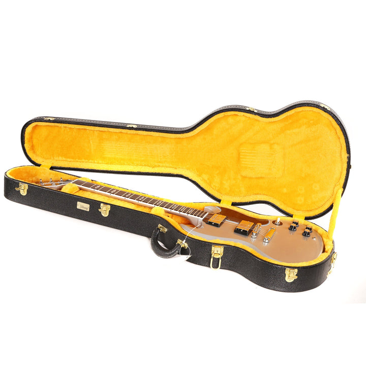 Gibson Custom Shop SG Custom Made 2 Measure Silver Metallic with Split Diamonds