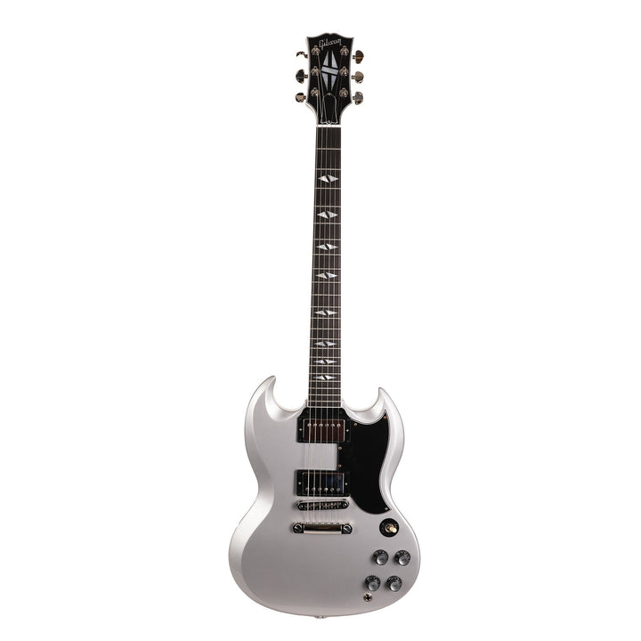 Gibson Custom Shop SG Custom Made 2 Measure Silver Metallic with Split Diamonds