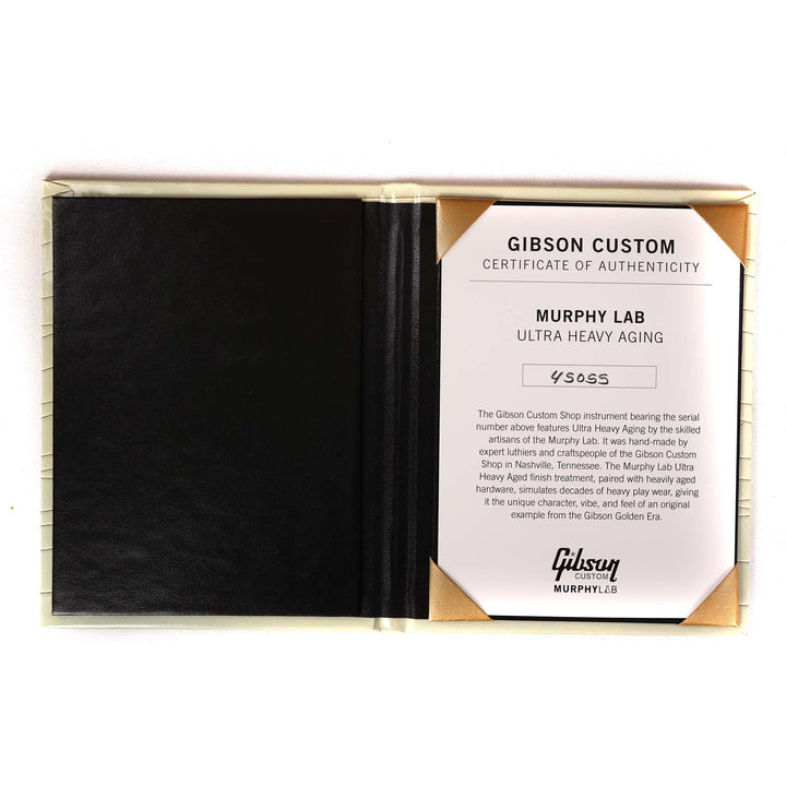 Gibson Custom Shop 1954 Les Paul Reissue Made 2 Measure Wine Red Candy and Ebony Murphy Lab Heavy Aged