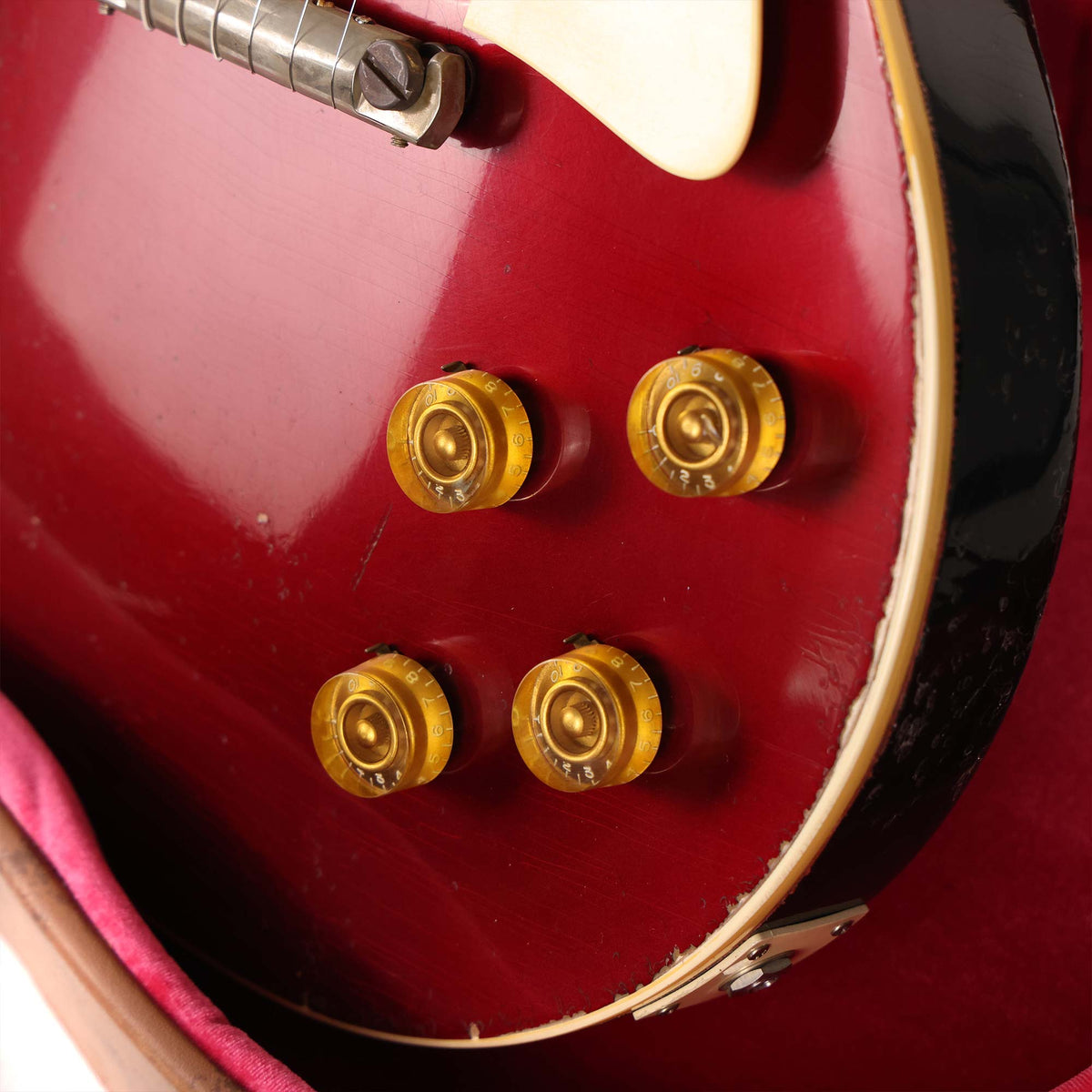 Gibson Custom Shop 1954 Les Paul Reissue Made 2 Measure Wine Red Candy and Ebony Murphy Lab Heavy Aged — 7