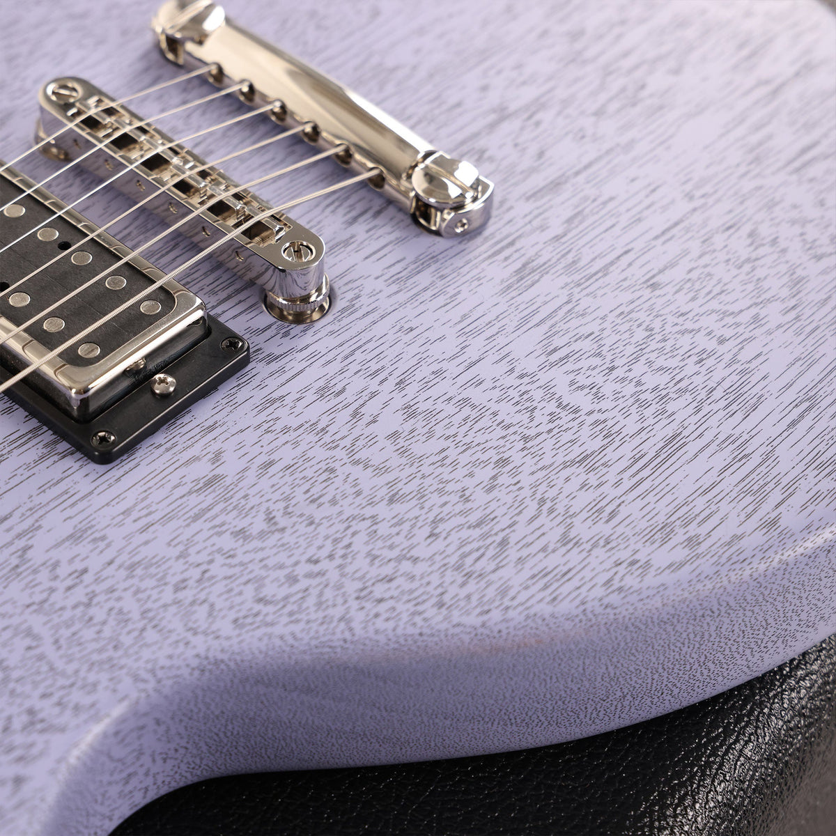 Tom Anderson Bobcat Special Open Grain Satin Lavender with Black Doghair — 7
