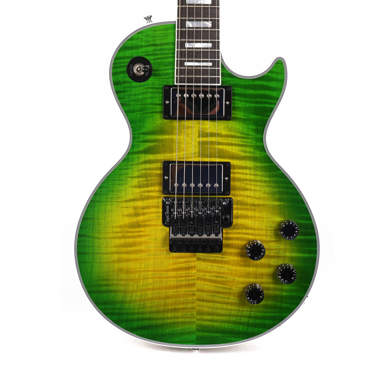 Gibson Custom Shop Les Paul Custom Axcess Made 2 Measure Iguana Burst — 1