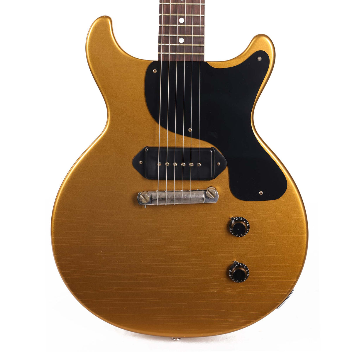 Gibson Custom Shop 1958 Les Paul Junior Double Cut Made 2 Measure Murphy Ultra Light Aged Double Gold 2024 — 1