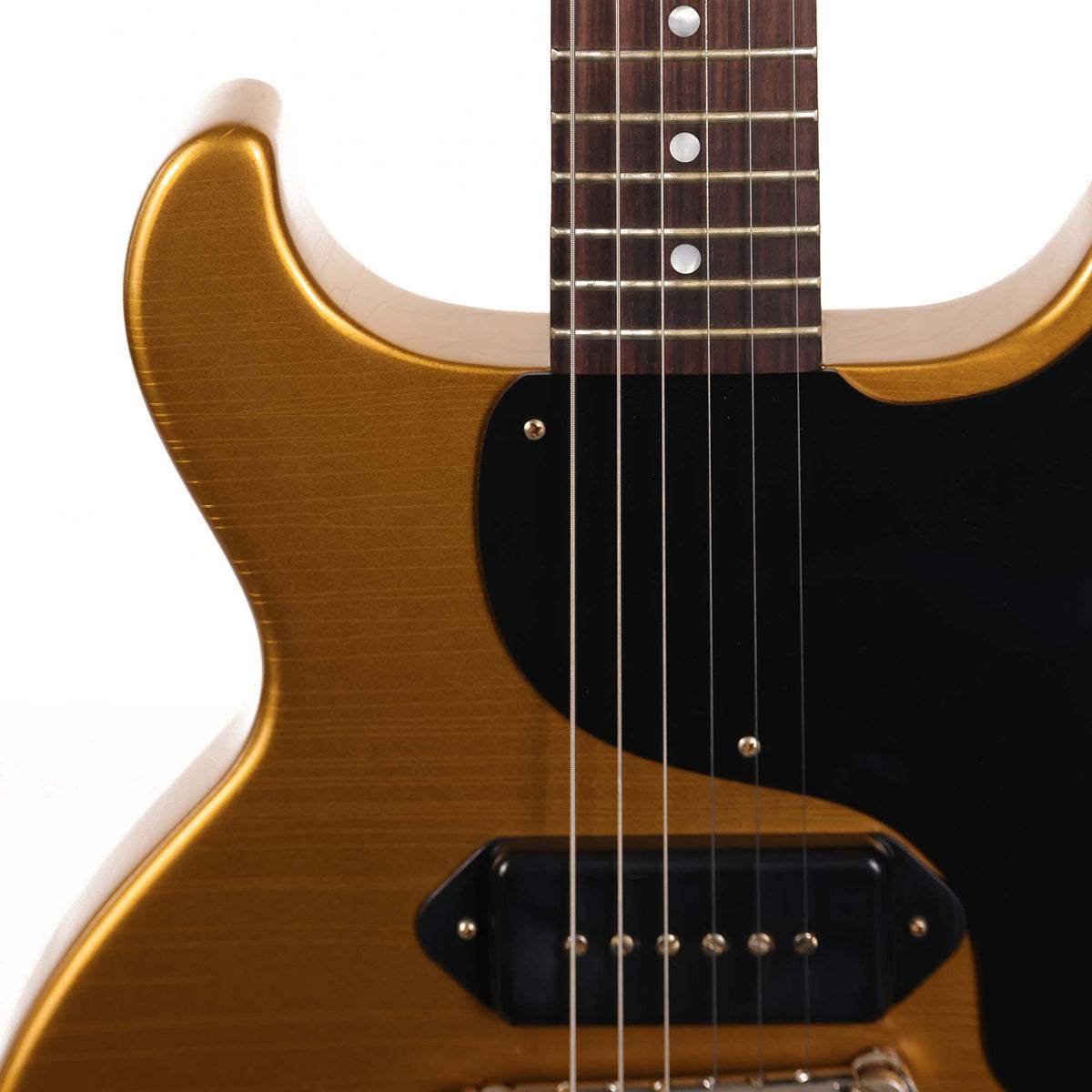 Gibson Custom Shop 1958 Les Paul Junior Double Cut Made 2 Measure Murphy Ultra Light Aged Double Gold 2024 — 4