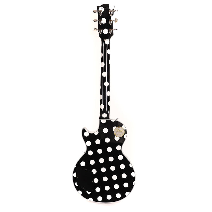 Gibson Custom Shop Les Paul Custom Made 2 Measure Black and White Polka Dots