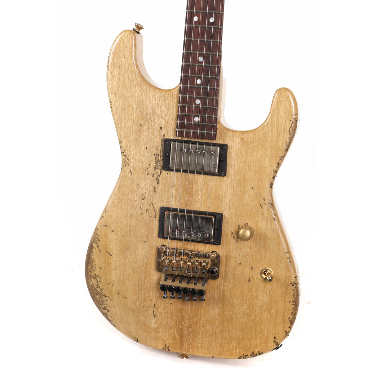 Charvel Custom Shop Nitro Aged San Dimas Korina Natural Relic — 8