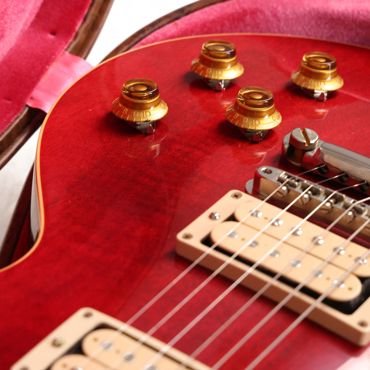 Gibson Custom Shop 1958 Les Paul Reissue Made 2 Measure Aniline Cherry Red — 9