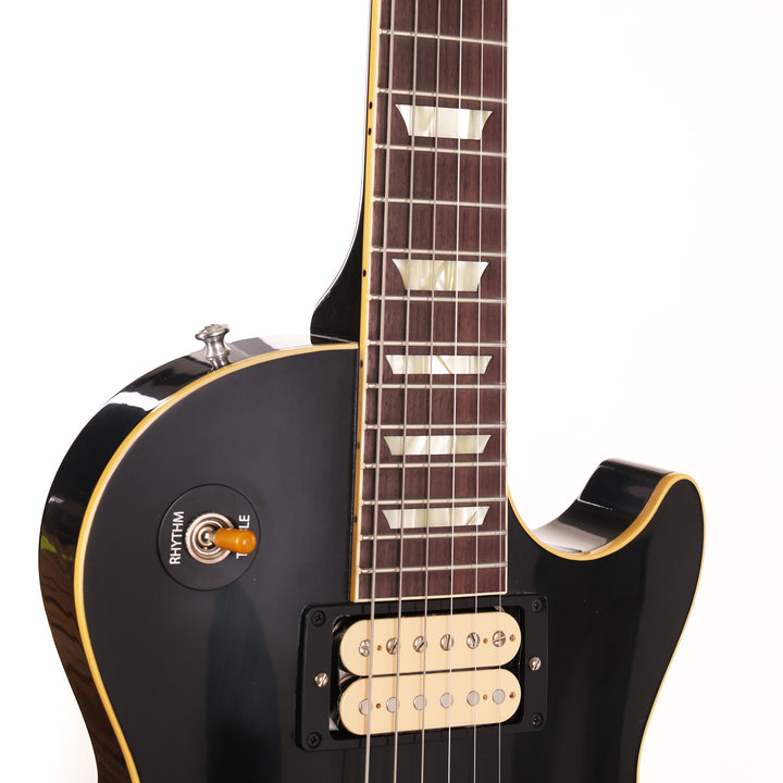 Gibson Custom Shop 1957 Les Paul Standard Made 2 Measure VOS Ebony with Double Classic Whites