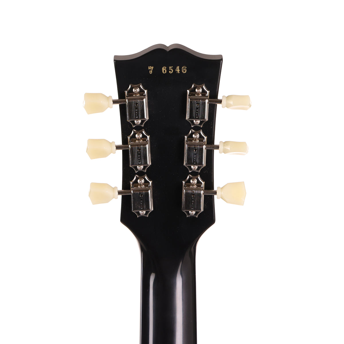 Gibson Custom Shop 1957 Les Paul Standard Made 2 Measure VOS Ebony with Double Classic Whites — 9