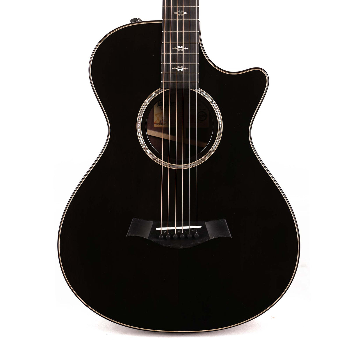 Taylor Grand Concert 12-Fret Limited Edition Charcoal Black Top — 1