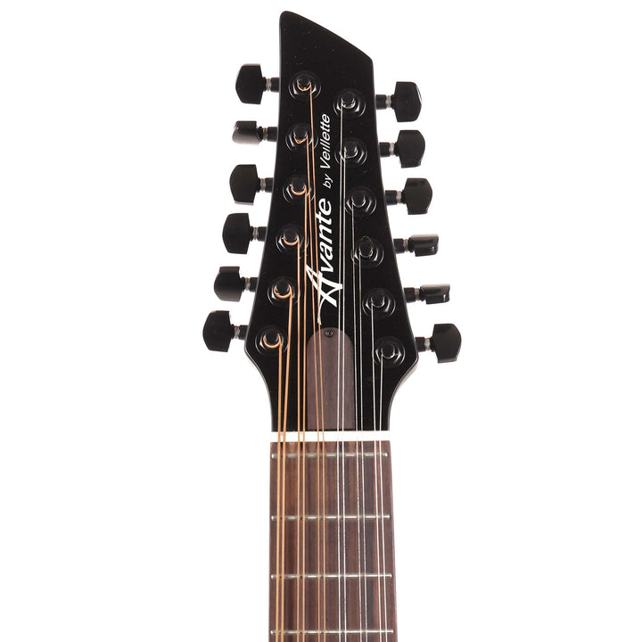Avante by Veillette Gryphon Short Scale Acoustic Guitar Black
