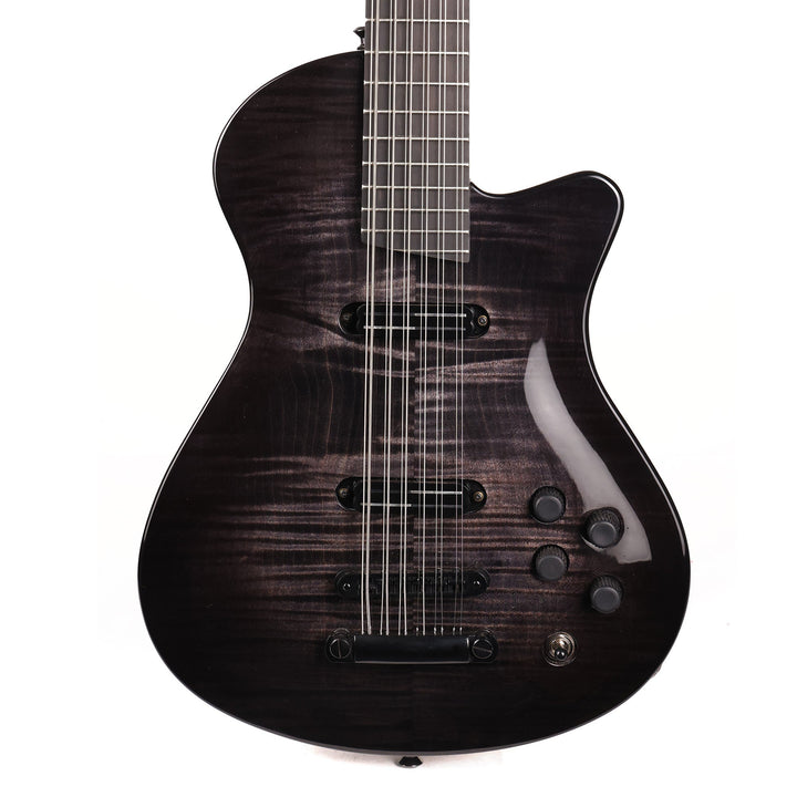 Veillette Swift Series 12-String Baritone Guitar Transparent Black