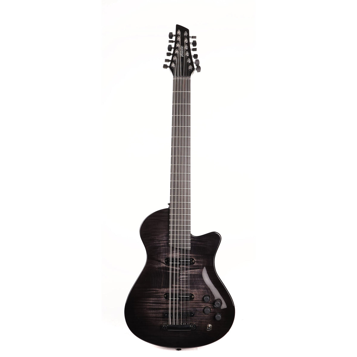 Veillette Swift Series 12-String Baritone Guitar Transparent Black — 2