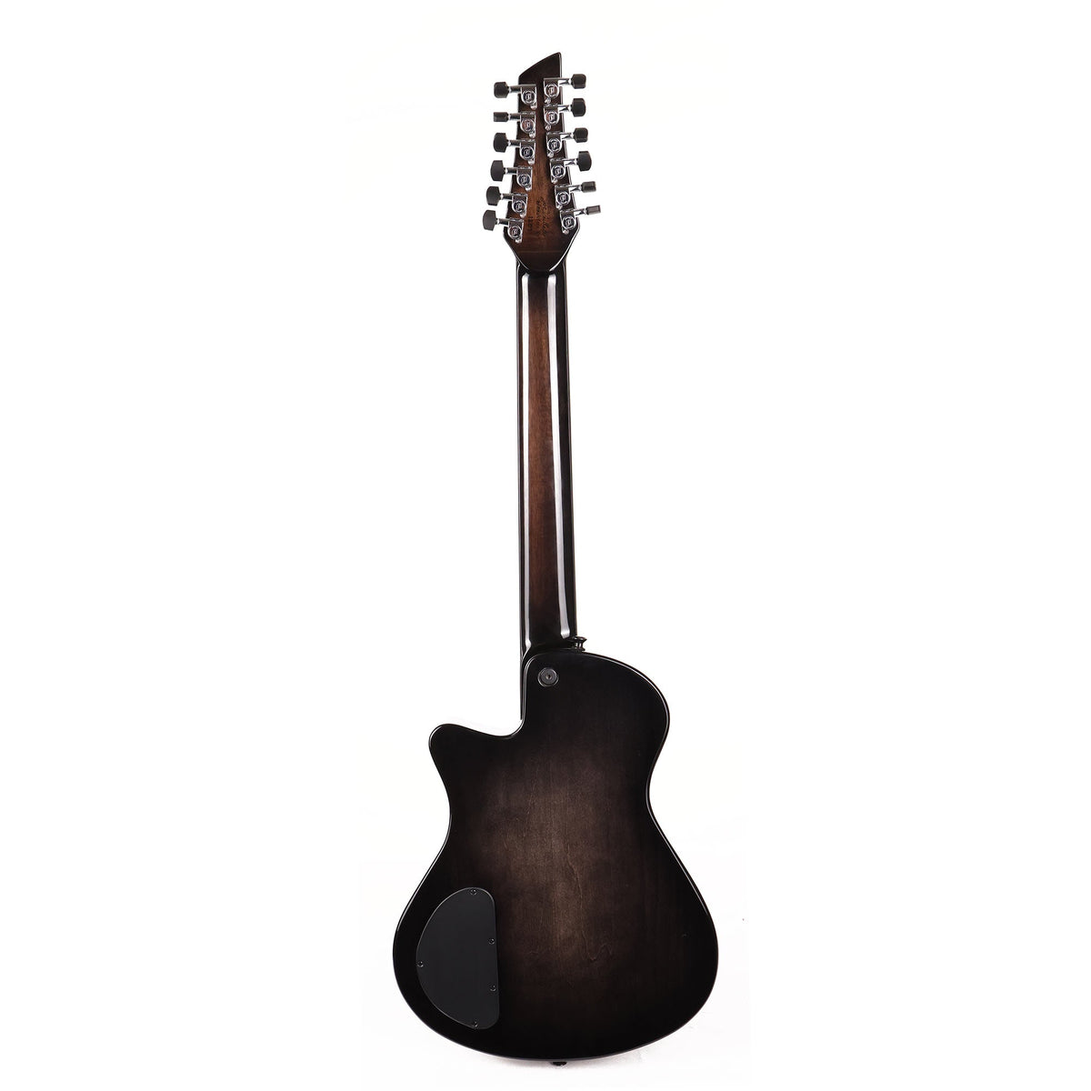 Veillette Swift Series 12-String Baritone Guitar Transparent Black — 3