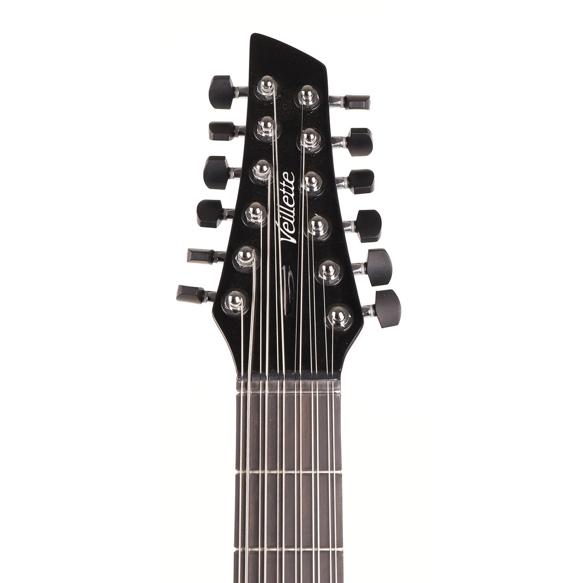 Veillette Swift Series 12-String Baritone Guitar Transparent Black — 6