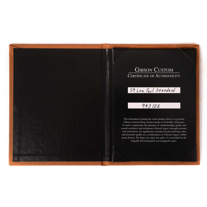 Gibson Custom Shop 1959 Les Paul Standard Left-Handed Golden Poppy Burst VOS