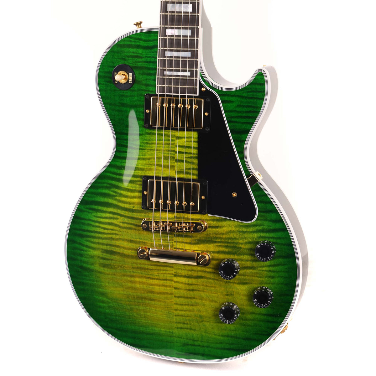 Gibson Custom Shop Les Paul Custom Made 2 Measure Iguana Burst Gloss — 5