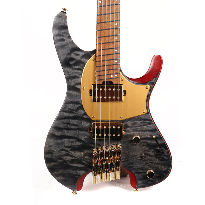 Ibanez MGFM10 Headless Guitar Obsidian Black Low Gloss