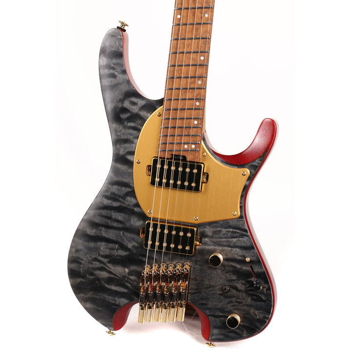 Ibanez MGFM10 Headless Guitar Obsidian Black Low Gloss