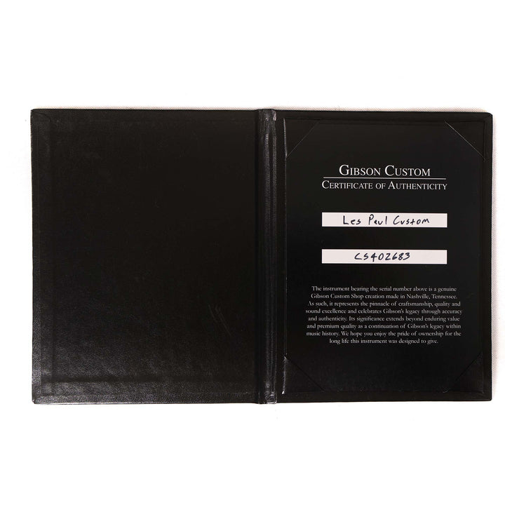 Gibson Custom Shop Les Paul Custom Silverburst