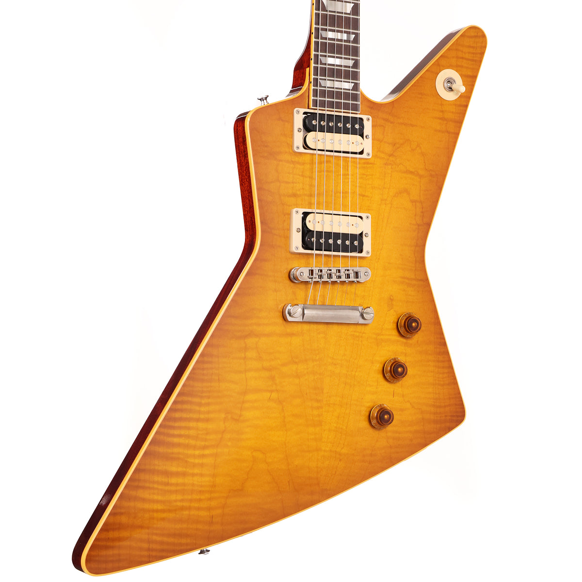 Gibson Custom Shop Explorer Made 2 Measure Dirty Lemon Burst VOS — 1
