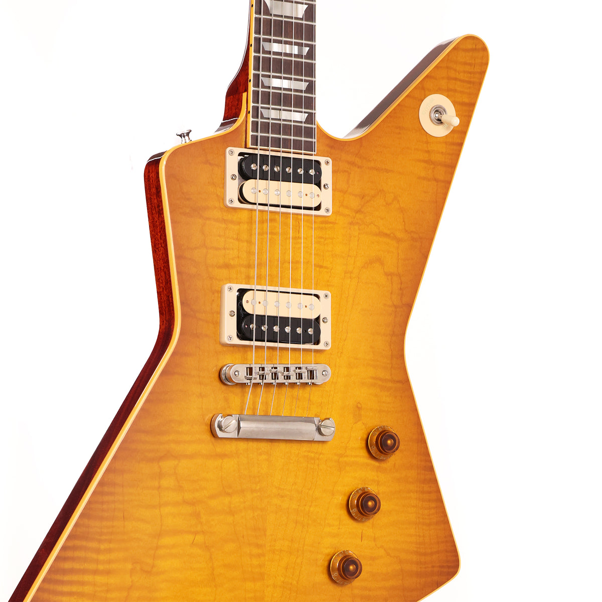 Gibson Custom Shop Explorer Made 2 Measure Dirty Lemon Burst VOS — 5