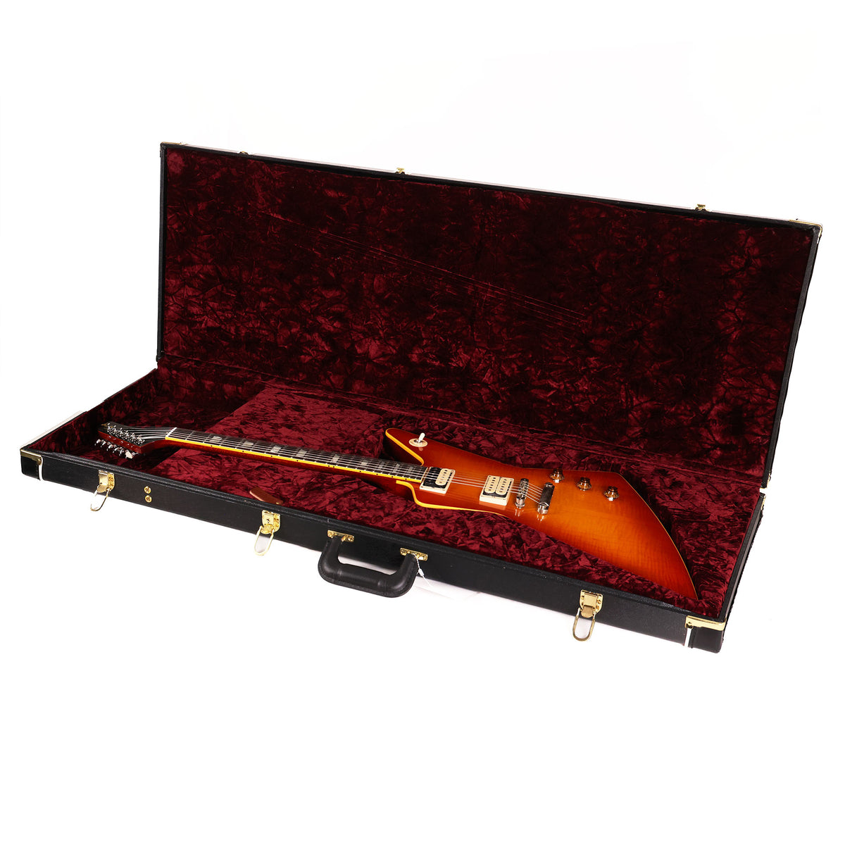Gibson Custom Shop Explorer Made 2 Measure VOS Sunrise Tea Burst — 11