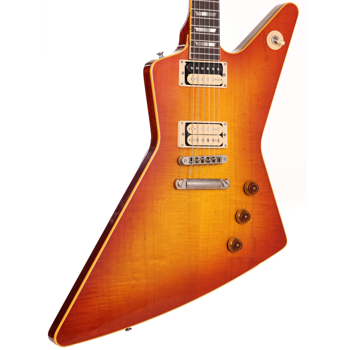 Gibson Custom Shop Explorer Made 2 Measure VOS Sunrise Tea Burst — 1